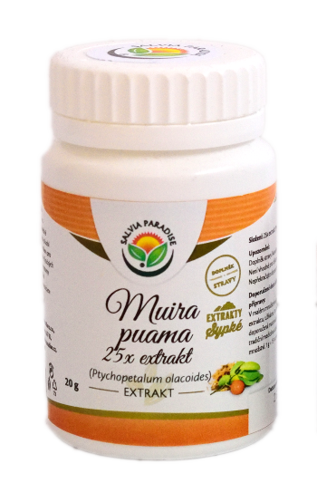 Muira puama - 25x extrakt 20 g Muira puama - 25x extrakt 20 g
