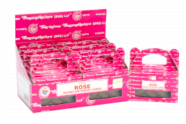 Krabička 24 backflow kuželů - satya rose (6 ks v balení)