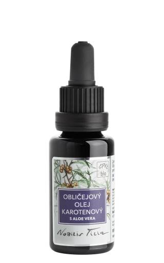 Obličejový regenerační olej Karotenový s aloe vera 20 ml Obličejový regenerační olej Karotenový s aloe vera 20 ml