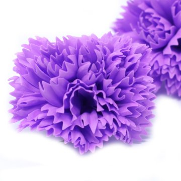 Mýdlové květy - karafiát - fialový (50 ks v balení)