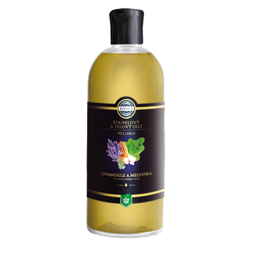 Levandule a meduňka v mandlovém oleji 500 ml Levandule a meduňka v mandlovém oleji 500 ml