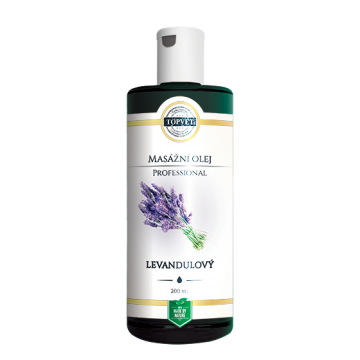 Levandulový masážní olej 200 ml Levandulový masážní olej 200 ml