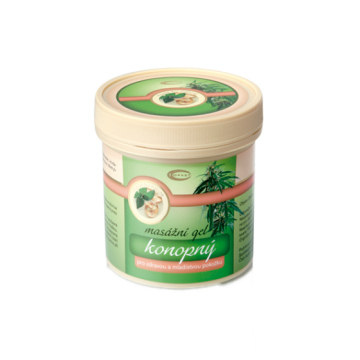 Konopný masážní gel 250 ml Konopný masážní gel 250 ml