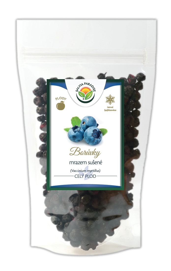 Borůvky celé sušené mrazem - lyofilizované 140 g Borůvky celé sušené mrazem - lyofilizované 140 g