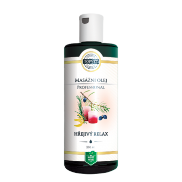 Hřejivý relax - masážní olej 200 ml Hřejivý relax - masážní olej 200 ml