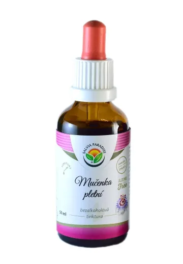 Mučenka pletní bylinné kapky (tinktura) bez alkoholu 50 ml
