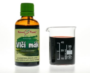 Vlčí mák - bylinné kapky (tinktura) 50 ml
