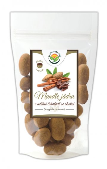 Mandle v mléčné čokoládě se skořicí 150 g Mandle v mléčné čokoládě se skořicí 150 g