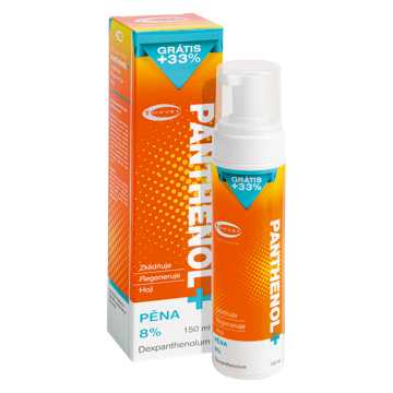 PANTHENOL + PĚNA 8% 150 ml PANTHENOL + PĚNA 8% 150 ml