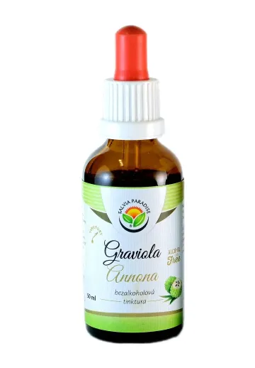 Graviola - Annona bylinné kapky (tinktura) bez alkoholu 50 ml