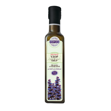 Yzopový steviplus sirup - farmářský 250 ml Yzopový steviplus sirup - farmářský 250 ml