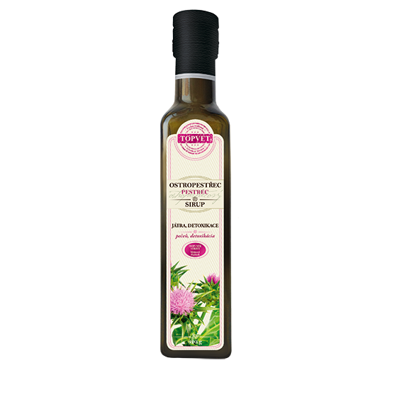 Ostropestřecový sirup - farmářský 320 g Ostropestřecový sirup - farmářský 320 g
