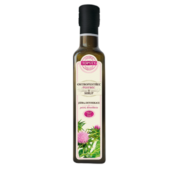 Ostropestřecový sirup - farmářský 320 g Ostropestřecový sirup - farmářský 320 g
