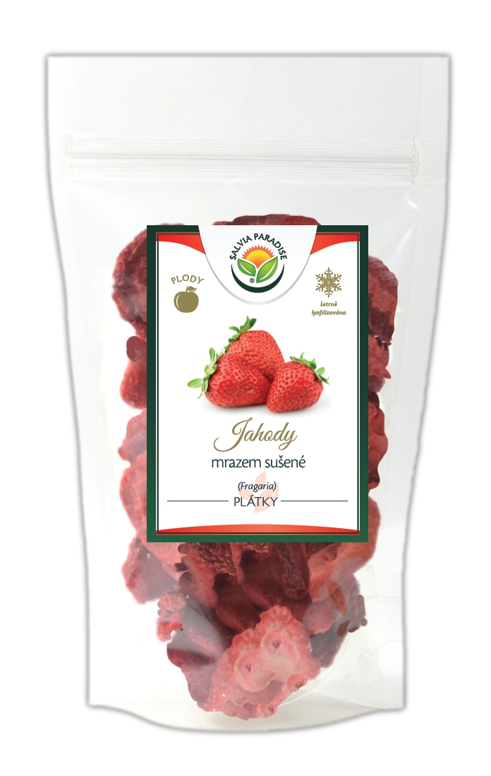 Jahody plátky sušené mrazem - lyofilizované 1000 g Jahody plátky sušené mrazem - lyofilizované 1000 g