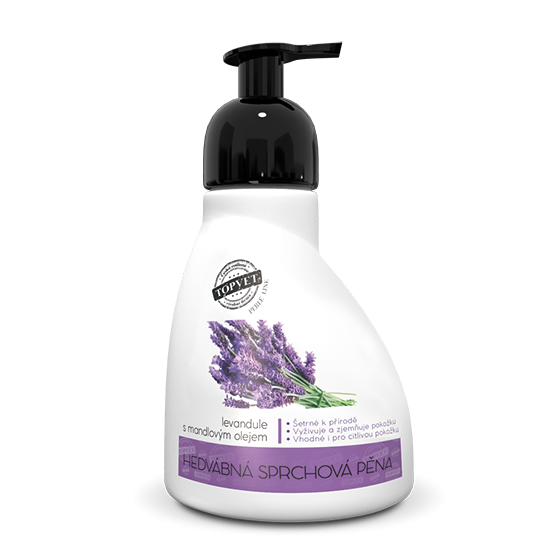 Perlé Cosmetic Sprchová pěna - levandule s mandlovým olejem 300 ml Perlé Cosmetic Sprchová pěna - levandule s mandlovým olejem 300 ml