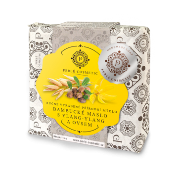 Bambucké máslo s ylang-ylang a ovsem - mýdlo 115 g Bambucké máslo s ylang-ylang a ovsem - mýdlo 115 g