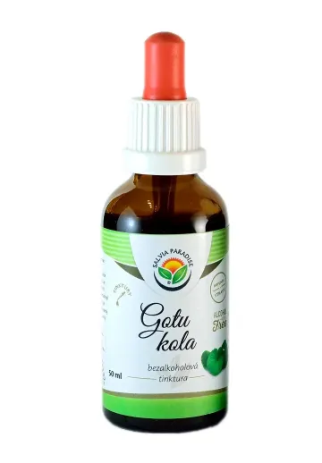 Gotu kola bylinné kapky (tinktura) bez alkoholu 50 ml