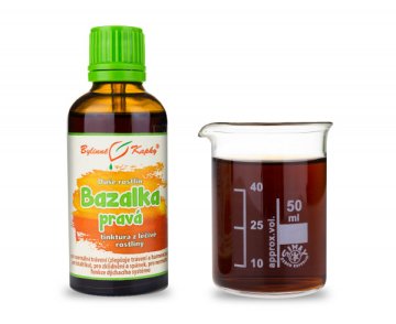 Bazalka pravá - kapky Duše rostlin (tinktura)  50 ml