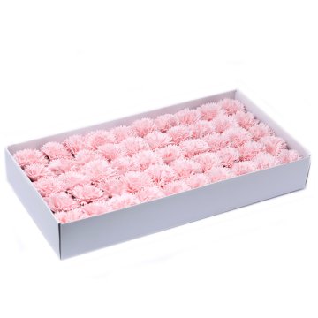 Mýdlové květy - karafiát - růžový (50 ks v balení)
