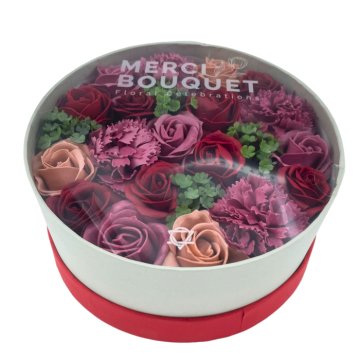 Kulatý box - vintage růže