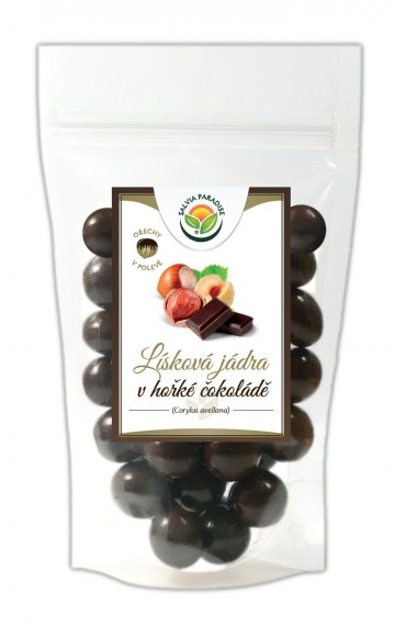 Lísková jádra v hořké čokoládě 150 g Lísková jádra v hořké čokoládě 150 g