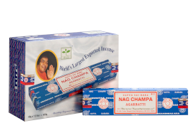 Krabička vonných tyčinek - satya nagchampa 40 gms (12 ks v balení)