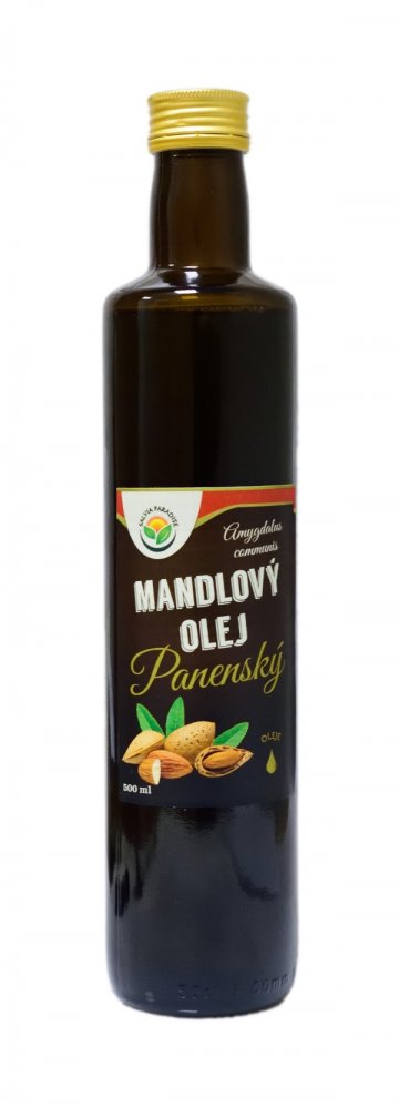 Mandlový olej 100% - lisovaný za studena 500 ml 