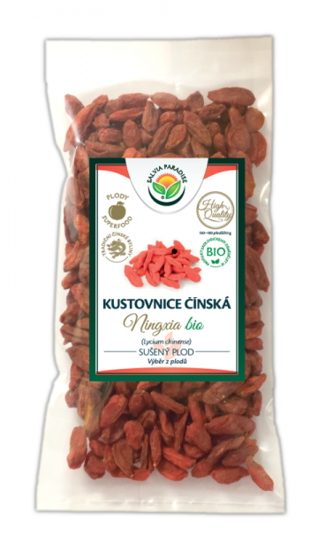 Kustovnice čínská - goji výběr plodů BIO 1000 g Kustovnice čínská - goji výběr plodů BIO 1000 g