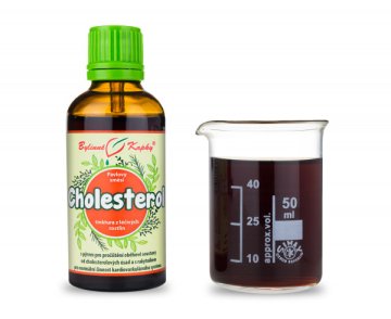 Cholesterol - bylinné kapky (tinktura) 50 ml